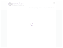 Tablet Screenshot of paradigm-interiors.co.uk